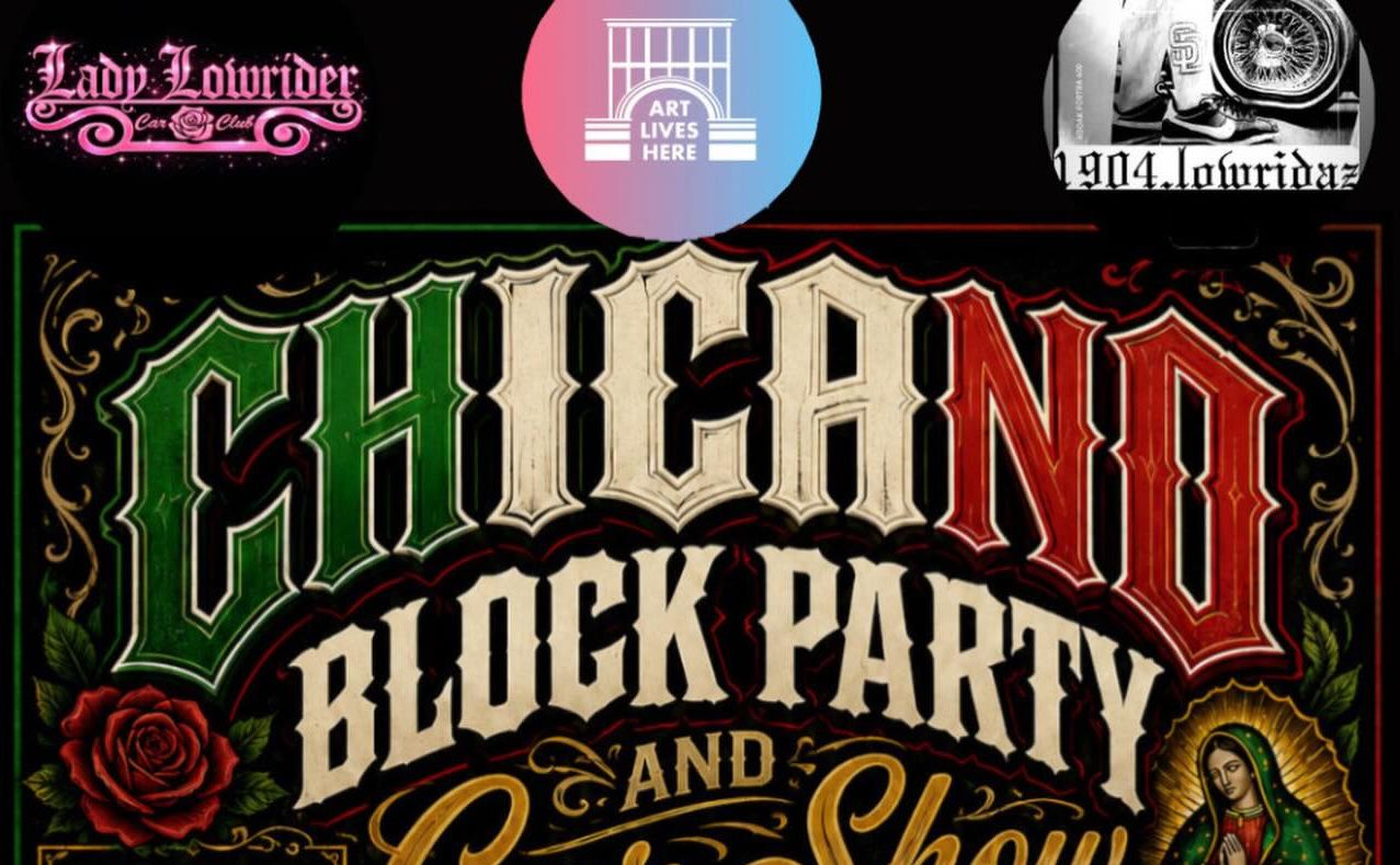 Chicano Block Party and Car Show partial flyer August 2026
